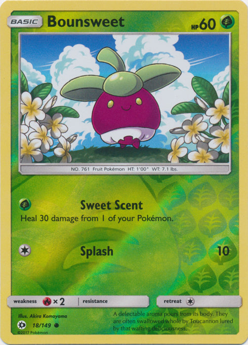 Bounsweet - 18/149 - Common - Reverse Holofoil