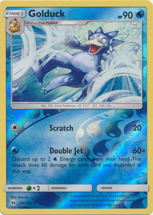 Golduck - 29/149 - Rare - Reverse Holofoil