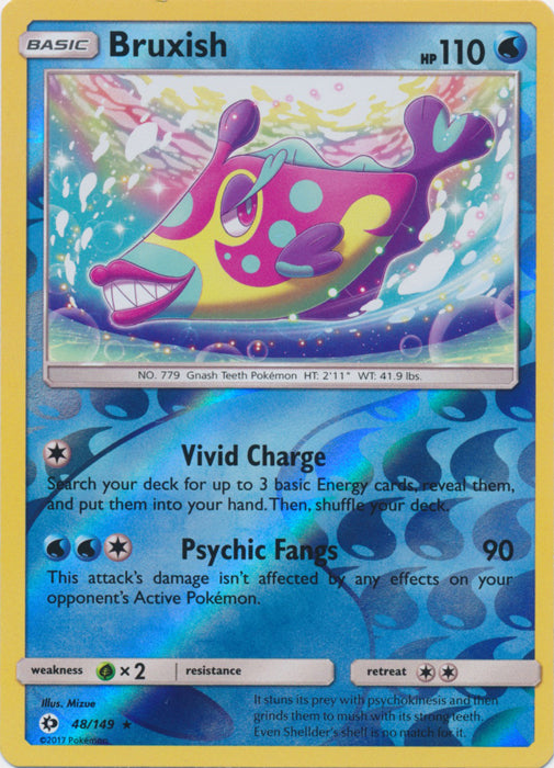 Bruxish - 48/149 - Rare - Reverse Holofoil