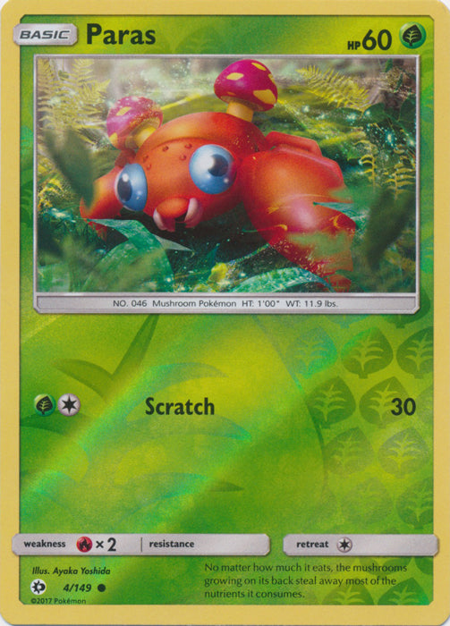 Paras - 4/149 - Common - Reverse Holofoil