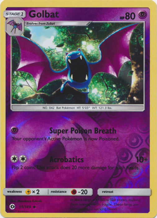 Golbat - 55/149 - Uncommon - Reverse Holofoil