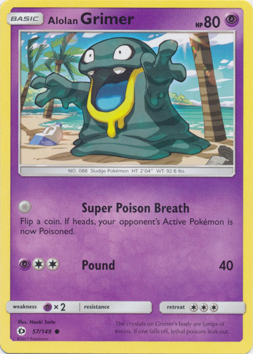 Alolan Grimer - 57/149 - Common