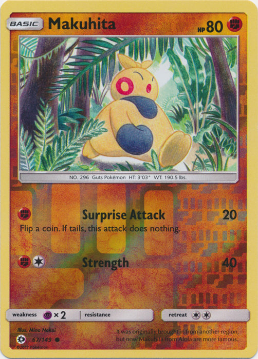Makuhita - 67/149 - Common - Reverse Holofoil