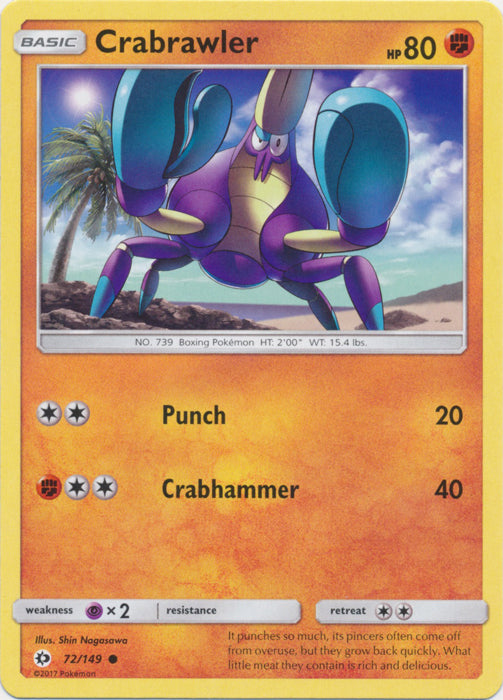 Crabrawler - 72/149 - Common