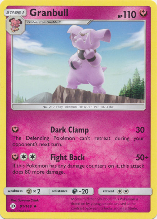 Granbull - 91/149 - Uncommon