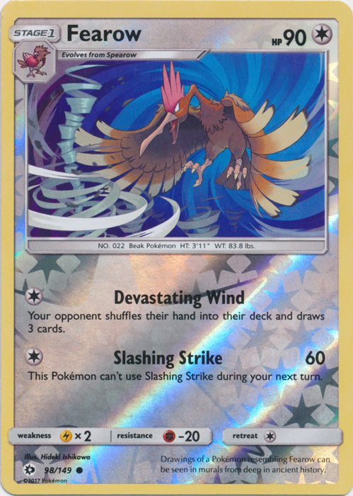 Fearow - 98/149 - Common - Reverse Holofoil