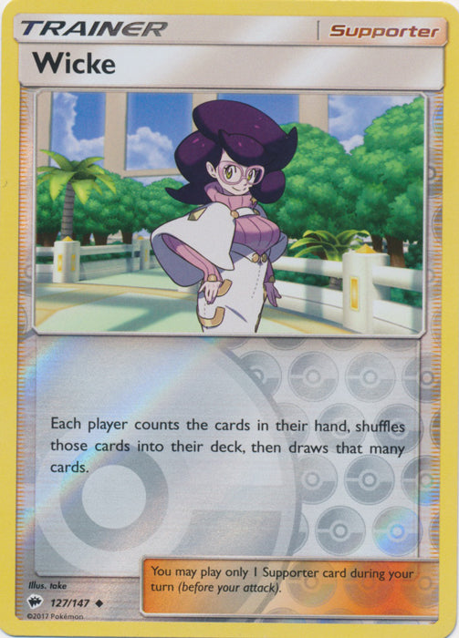 Wicke - 127/147 - Uncommon - Reverse Holofoil
