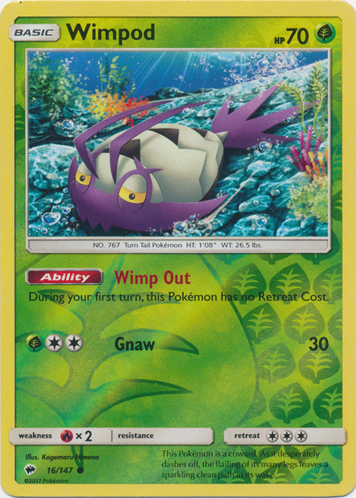 Wimpod - 16/147 - Common - Reverse Holofoil
