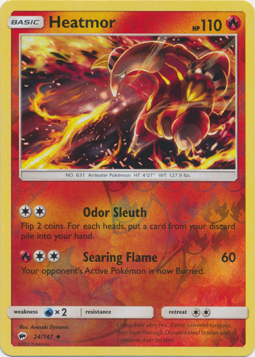 Heatmor - 24/147 - Uncommon - Reverse Holofoil