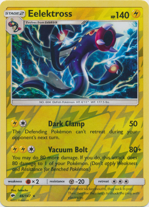 Eelektross - 46/147 - Rare - Reverse Holofoil