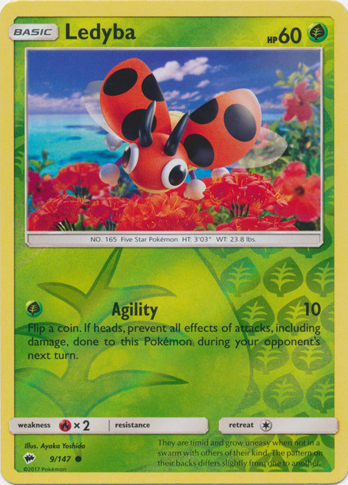 Ledyba - 9/147 - Common - Reverse Holofoil