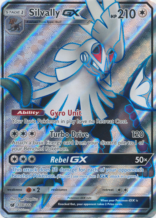 Silvally GX (Full Art) - 108/111 - Ultra Rare