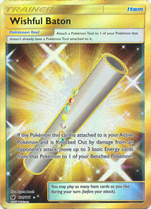 Wishful Baton (Secret) - 121/111 - Secret Rare