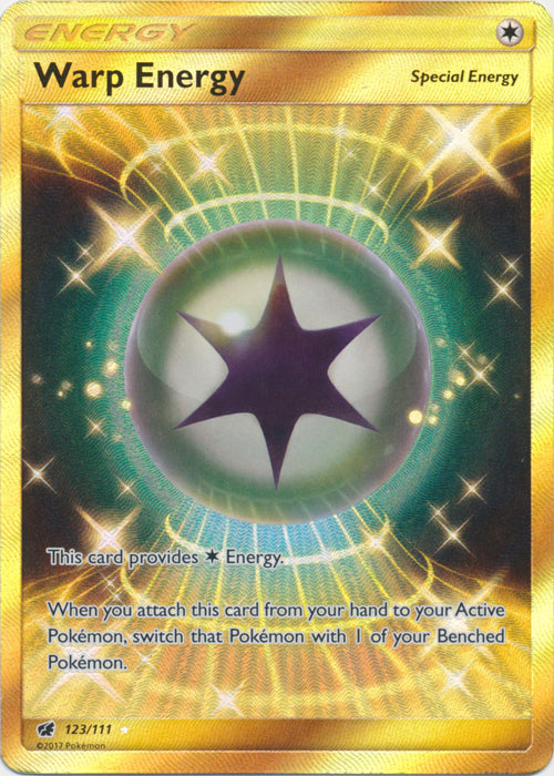 Warp Energy (Secret) - 123/111 - Secret Rare