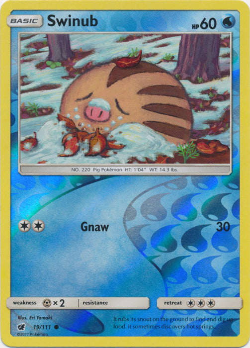 Swinub - 19/111 - Common - Reverse Holofoil