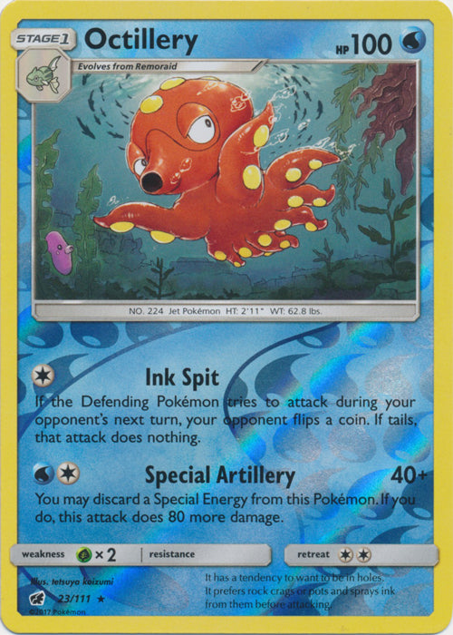 Octillery - 23/111 - Rare - Reverse Holofoil