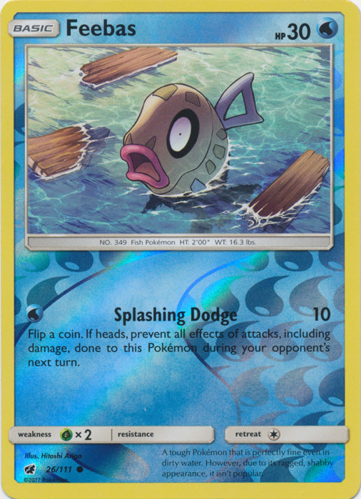 Feebas - 26/111 - Common - Reverse Holofoil