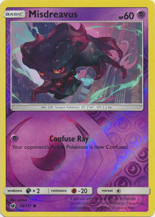 Misdreavus - 39/111 - Common - Reverse Holofoil