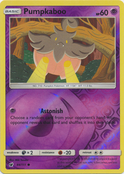 Pumpkaboo - 44/111 - Common - Reverse Holofoil