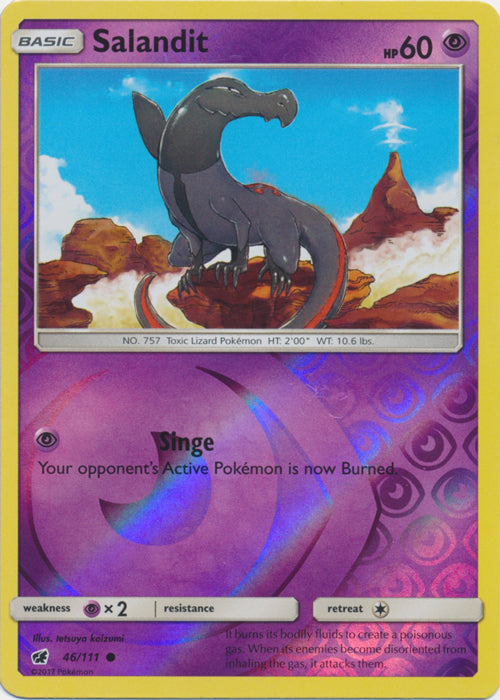 Salandit - 46/111 - Common - Reverse Holofoil