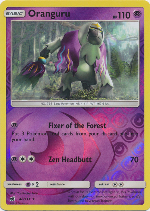 Oranguru - 48/111 - Rare - Reverse Holofoil