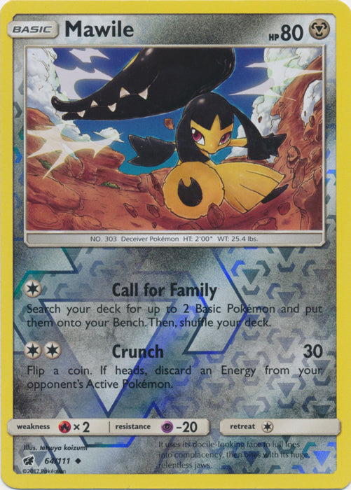 Mawile - 64/111 - Uncommon - Reverse Holofoil