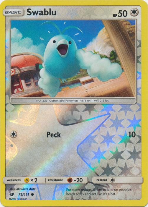 Swablu - 79/111 - Common - Reverse Holofoil