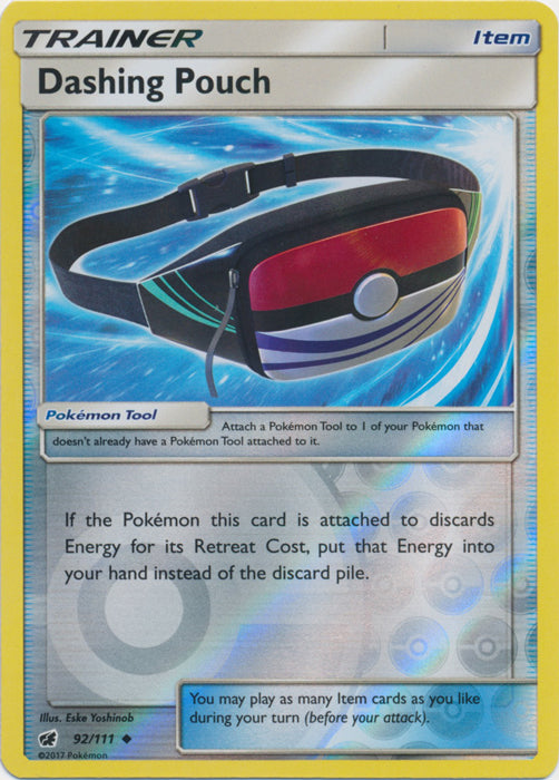 Dashing Pouch - 92/111 - Uncommon - Reverse Holofoil