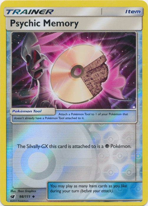 Psychic Memory - 98/111 - Uncommon - Reverse Holofoil