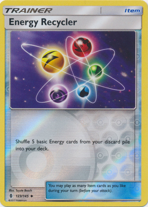 Energy Recycler - 123/145 - Uncommon - Reverse Holofoil