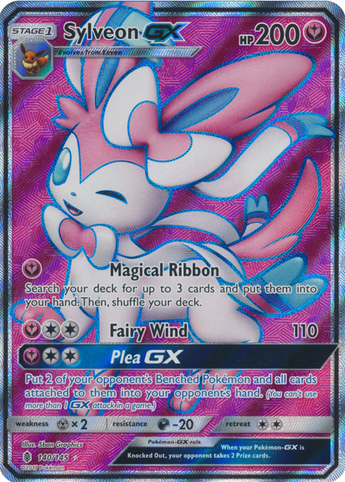 Sylveon GX (Full Art) - 140/145 - Ultra Rare