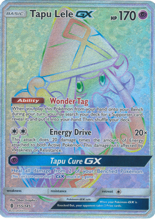 Tapu Lele GX (Secret) - 155/145 - Secret Rare