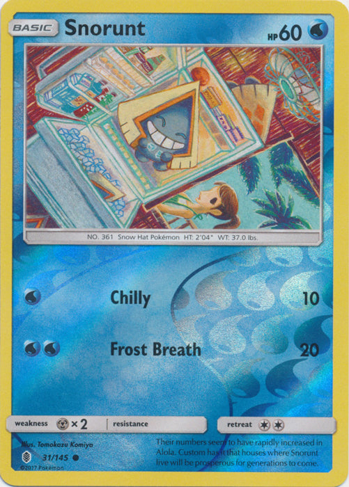 Snorunt - 31/145 - Common - Reverse Holofoil