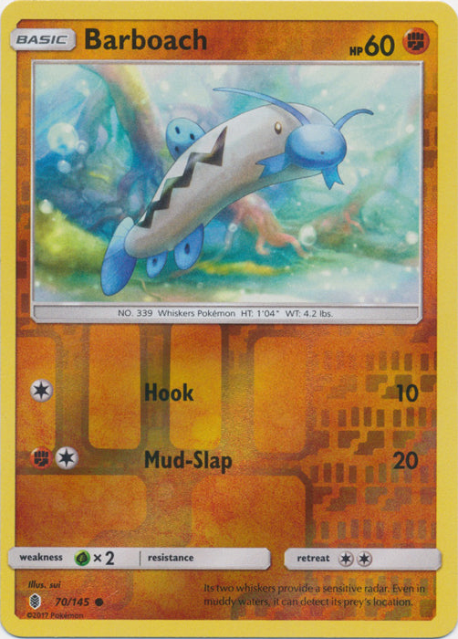 Barboach - 70/145 - Common - Reverse Holofoil