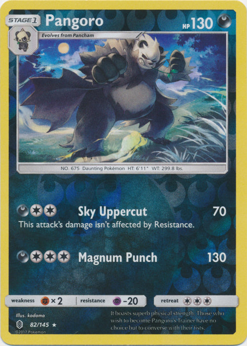 Pangoro - 82/145 - Rare - Reverse Holofoil
