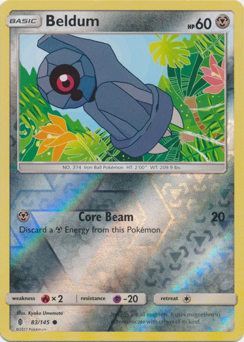 Beldum - 83/145 - Common - Reverse Holofoil