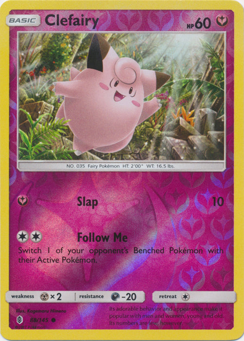 Clefairy - 88/145 - Common - Reverse Holofoil