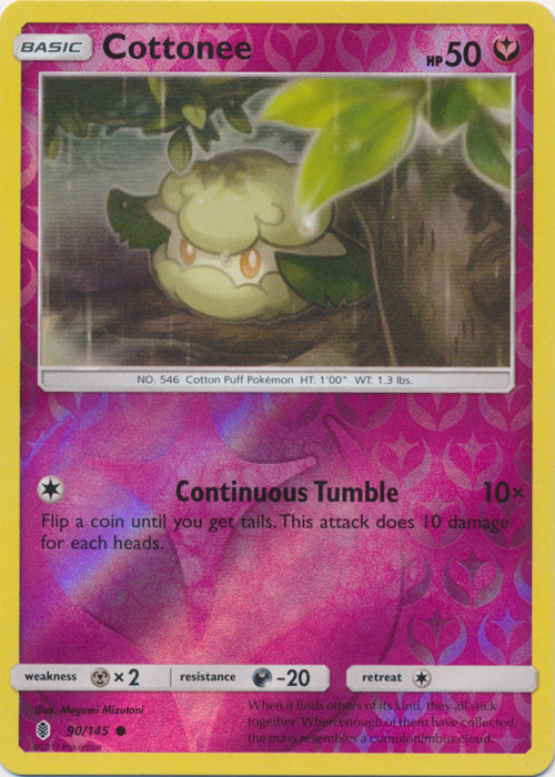 Cottonee - 90/145 - Common - Reverse Holofoil