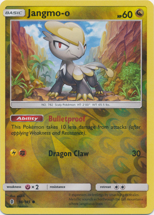 Jangmo-o - 98/145 - Common - Reverse Holofoil
