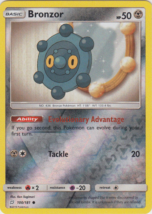 Bronzor - 100/181 - Common - Reverse Holofoil