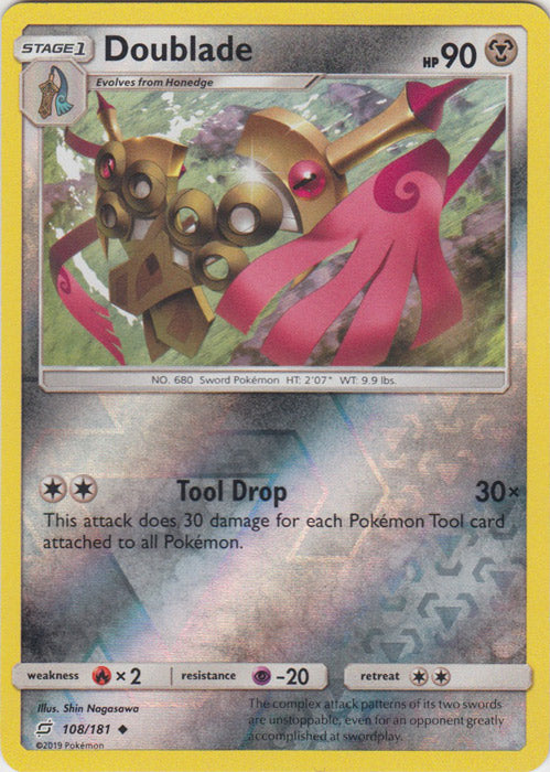 Doublade - 108/181 - Uncommon - Reverse Holofoil