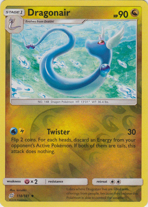 Dragonair - 118/181 - Uncommon - Reverse Holofoil