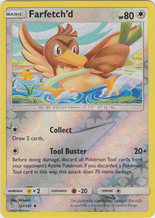 Farfetchd - 127/181 - Uncommon - Reverse Holofoil