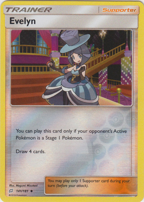 Evelyn - 141/181 - Uncommon - Reverse Holofoil