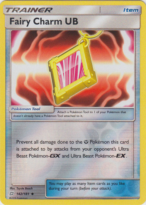 Fairy Charm UB - 142/181 - Uncommon - Reverse Holofoil