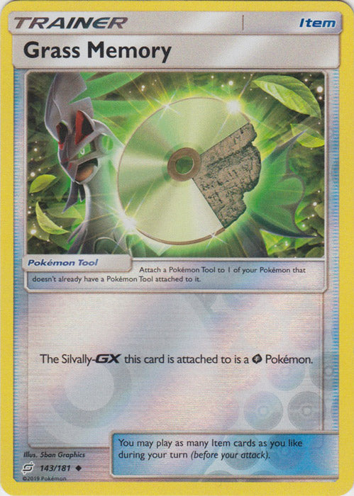 Grass Memory - 143/181 - Uncommon - Reverse Holofoil