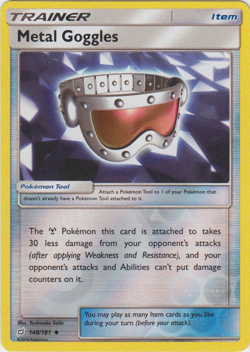 Metal Goggles - 148/181 - Uncommon - Reverse Holofoil