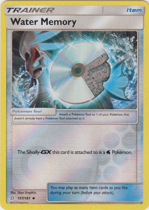 Water Memory - 157/181 - Uncommon - Reverse Holofoil