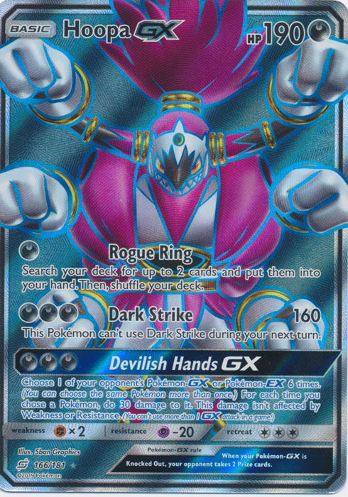 Hoopa GX (Full Art) - 166/181 - Ultra Rare