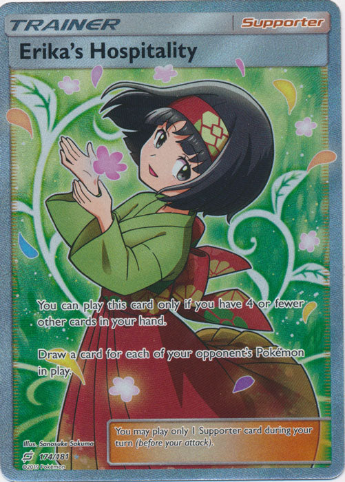 Erika's Hospitality (Full Art) - 174/181 - Ultra Rare